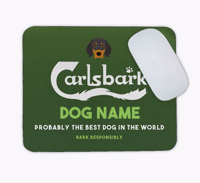 Carlsbark: Personalised {breedFullName} Mouse Mat